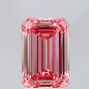 เพชรพลอยสังเคราะห์ CVD สีชมพูเข้มแฟนซี ขนาด 2.09 กะรัต ระดับความสะอาด VVS2 สำหรับทำเครื่องประดับ - Product Image 1