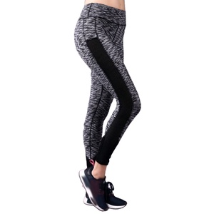 Women High Yoga Leggings <b>Mesh</b> Fitness Gym Sports Quick Dry Elastic Wrinkle-Resistant Simple Twist Seamless Full Length Jogging - Product Image 6