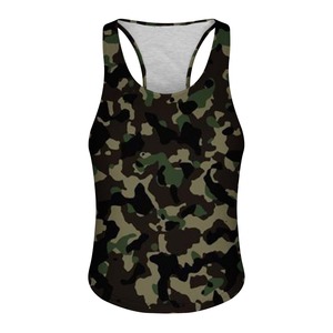 Camisetas sin mangas impresas al por mayor para hombres, camisetas de entrenamiento sin mangas con logotipo personalizado (OEM/ODM) - Product Image 1