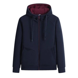 เสื้อฮู้ดมีซิปสำหรับผู้ชาย, เสื้อกันหนาวทรงหลวมแนวสตรีทสวมใส่สำหรับฤดูใบไม้ร่วงฤดูหนาว - Product Image 5