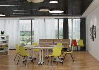 OMNI Moderner Multifunktionaler Klappbarer Edelstahl Büro-Konferenztisch mit Rollen und Nest-Design für Gewerbliche Nutzung