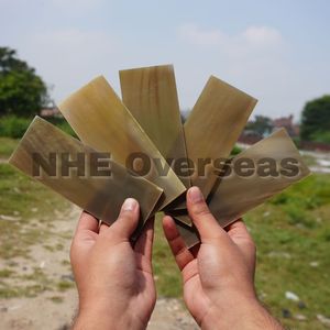 Plaques en corne de buffle blanc lait naturel de qualité supérieure pour la fabrication de lunettes haut de gamme et de montures de lunettes de soleil par NHE Overseas - Product Image 1