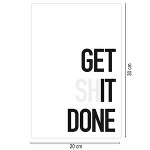 พิมพ์งานศิลปะ "Get Shit Done" วัสดุกระดาษทนทาน - Product Image 2