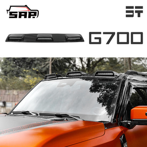 Accessoires Extérieurs Tout-Terrain : Spoiler de Toit Noir avec Feux LED à 3 Lentilles pour Jetour G700 2026 - Product Image 1