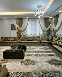 Asientos Orientales para el Suelo, Sofá Étnico, Sofá Árabe Majlis, Sofá Estilo Otomano, Conjunto Árabe Jalsa, Asientos Orientales de Lujo para el Suelo - Product Image 6