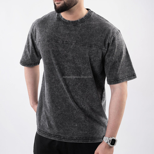 เสื้อยืดผู้ชาย สกรีนโลโก้ได้ ผ้าฝ้าย 100% ระบายอากาศดี ทรงโอเวอร์ไซส์ คอกลม แขนยาว ซักย้อมสีแบบแอซิด ลุคสบายๆ เป็นมิตรกับสิ่งแวดล้อม แห้งเร็ว - Product Image 1