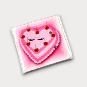 แผ่นต่อขนตาเค้กรูปหัวใจแผ่นแม่เหล็กอะคริลิคทรงเพชรอุปกรณ์ต่อขนตาแบบยั่งยืนฉลากตามต้องการ - Product Image 4
