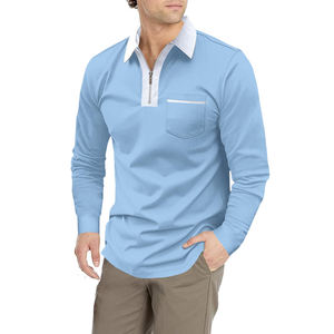 เสื้อโปโลผู้ชายแบบสปอร์ต ปัก/สกรีนโลโก้ตามสั่ง ขายส่ง แห้งเร็ว เหมาะสำหรับธุรกิจและออฟฟิศ - Product Image 3