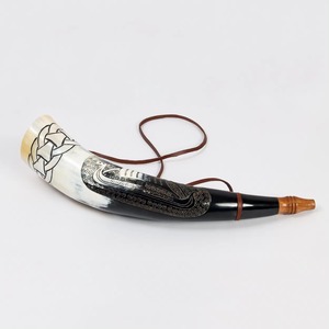 Cuerno Natural Pulido Ram Shofar Artesanía India Arte Coleccionable Estilo Animal Religioso Judío Año Nuevo - Product Image 2