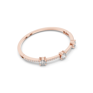 Bracelet tennis en diamant de laboratoire 3,6 carats, taille brillant rond, or 10KT, 14KT, 18KT et argent 925, or rose, jaune, blanc - Product Image 6