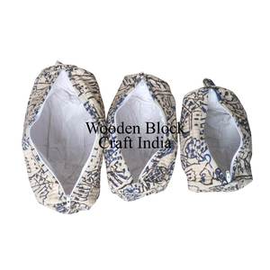 Trendy 3-Piece Quilted <b>Bag</b> Set With Fashionable Print and Reliable Zipper Closure for Daily Cosmetic Pouches Travel Makeup <b>Bag</b> - Product Image 5