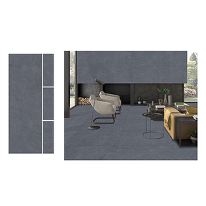 Carreaux de porcelaine en grande dalle de style design moderne avec finition mate Carreaux rustiques polis à l'aspect de pierre de marbre numérique pour sols - Product Image 6