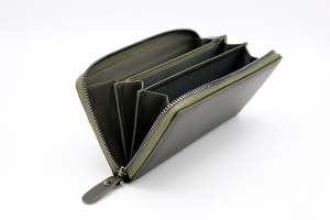 En gros Date Personnalisé Vintage En Cuir Véritable Sac À Main Crazy Horse En Cuir Long Portefeuille LWM-0321 - Product Image 6