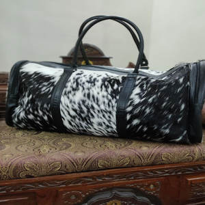 Sacs de voyage en cuir de vachette pour hommes, best-sellers, nouvelle collection, sacs de voyage en cuir de vachette tendance pour hommes avec poches - Product Image 6