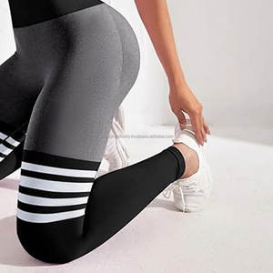 High Quality Butt Lift Women's Yoga Pants with Seamless Crossover Waist High-Waist <b>Leggings</b> with Holes <b>Top</b> Grade Yoga <b>Leggings</b> - Product Image 2