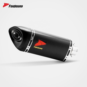 Sistema de Escape para Motocicleta Forsound, <span class=keywords><strong>Precio</strong></span> de Fábrica al por Mayor, Silenciador de Fibra de Carbono Akrapovics, Sistema Slip-on para MT-<span class=keywords><strong>09</strong></span> MT09 - Product Image 4