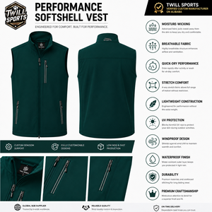 Chaleco de lona softshell de invierno para hombre, a la moda, impermeable, cortavientos y transpirable, para golf, senderismo y running. - Product Image 4