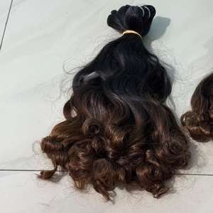 100% vrais paquets naturels bruts indiens de cheveux humains vierges de vague de corps extensions durables de qualité 15A en couleur naturelle d'origine - Product Image 3