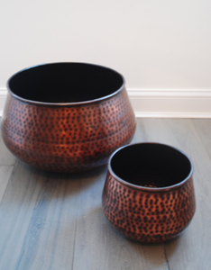 Maceta de Metal de lujo hecha a mano, maceta, nuevo diseño, antiguo cobre, latón Vintage, martillado, decoración del jardín del hogar - Product Image 5