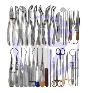 Ensemble d'instruments d'extraction dentaire allemand de 74 pièces, pinces d'extraction, élévateurs, prix de gros, directement de l'usine Wenquar - Product Image 2