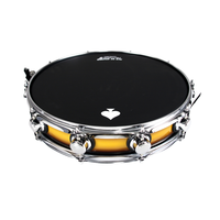 Beatello Caisse Claire Série Reggae Professionnelle 14 * 4 Pouces, Fût en Tilleul, Couleurs Disponibles, avec Clé d'Accordage