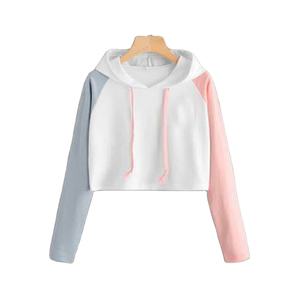 High Quality Unisex Custom Logo Front Custom Winter <b>Waterproof</b> Cropped Hoodies Women Fleece Breathable Unique Style Hot Sale - Product Image 2