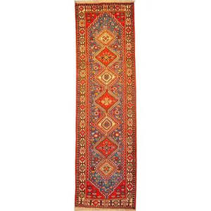 พรมเปอร์เซียยาลามีห์แบบพิเศษ ขนาด 9'1 x 2'6 - Product Image 1