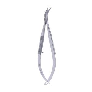 McClure Ciseaux à iris Délicat coudé sur lames plates Sharp 12cm Instruments chirurgicaux en acier inoxydable - Product Image 2