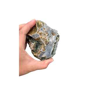 Vente en gros d'agate verte naturelle brute pour la fabrication de bijoux, la sculpture lapidaire et la collection de cristaux - Product Image 3