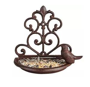 Manual Bird Feeder for Small Birds Animal Feeding Use <b>Hanging</b> <b>Garden</b> Decorative Handmade Wooden Bird Feeder - Product Image 3