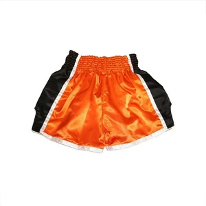 Shorts de boxe personnalisés de haute qualité 100% polyester pour adultes - Couleurs et logo personnalisés respirants - Product Image 4