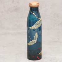 Bouteille d'eau en cuivre écologique 100% cuivre métal idéal pour le camping en plein air bouteille d'eau potable de voyage