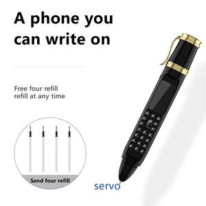 Teléfono con Forma de Bolígrafo BM111, Ventilador Portátil 3 en 1, Teléfono Móvil con Doble SIM, Bluetooth, Grabadora, Voz Mágica, Estilo Bolígrafo, Original - Product Image 3