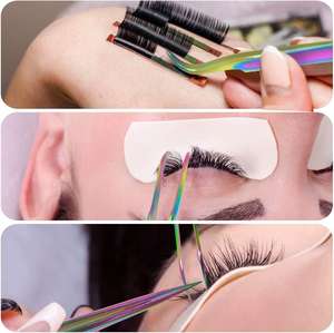 Kit de Pinzas para Extensión de Pestañas HASIBI NAQIBI SURGICAL CORPORATION, Duraderas, Antiestáticas, de Acero Inoxidable, Dentadas - Product Image 5