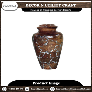 Urna de madera de palisandro hecha a mano para cenizas humanas y de mascotas, para cremación y decoración del hogar. - Product Image 2