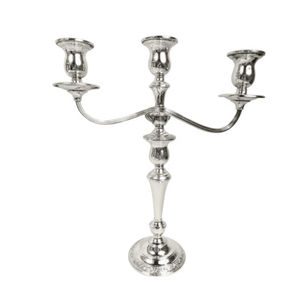 Nouveau candélabre en argenterie élégant bougeoir en métal de qualité supérieure bougeoir pour candélabre de table à la maison - Product Image 2