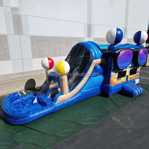 Castillo Inflable con Tobogán para <span class=keywords><strong>Playa</strong></span>, en Oferta, Equipo de <span class=keywords><strong>Alquiler</strong></span> para Fiestas, Hupfburg para Fiestas Infantiles - Product Image 4