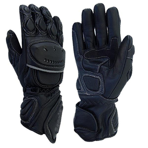 Cowhide Leather Winter Half Finger Racing Motorbike Gloves MOTOGP Best Quality Non-Slip Waterproof Comfort Protection - Product Image 4