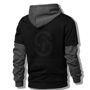 Low Price Plain Custom Logo <b>Men</b> <b>Pullover</b> Hoodies Cotton Blended Oversized <b>Pullover</b> <b>Men</b> <b>Pullover</b> Hoodies - Product Image 2