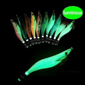 Da 1.5 pollici a 3.5 pollici di plastica luminosa di pesca di <span class=keywords><strong>calamari</strong></span> esca di seppia di polpo per esche da pesca di spigola in barca oceanica - Product Image 4