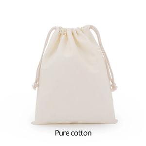 Sac de rangement en coton blanc avec cordon de serrage, capacité 50-70L, pour la maison, le sport ou comme cadeau - Product Image 3