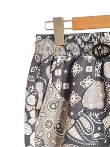 Material Service Factory Luxury Men Custom Vintage Style Floral Printing Men's Shorts con bolsillos New Streetwear Men Short - Product Image 4