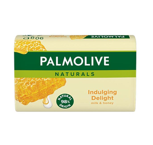 Jabón PALMOLIVE de leche y miel, barra de baño hidratante de 90g para una piel suave, disponible a precio barato a granel - Product Image 1