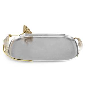 Bandeja decorativa creativa para servir de acero inoxidable de la mejor calidad con asas Bandeja para servir a un precio atractivo - Product Image 6