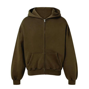 Sudadera con Capucha Extra Grande de Alta Calidad, Diseño de Letras Esencial para Invierno, Algodón Puro Unisex, Etiqueta Bordada, Estilo Casual - Product Image 2