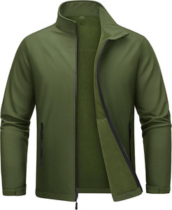 Veste Softshell sur mesure en gros OEM, coupe-vent de qualité supérieure, imperméable, pour le camping, la randonnée, l'hiver, chaude, pour hommes - Product Image 1