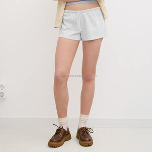 Personnalisé Brodé Brut Ourlet Déchiré Unisexe Jorts Dames En Détresse Appliques Jeans Hommes Shorts Ourlet Effiloché Denim Baggy Shorts - Product Image 2