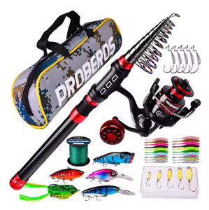 PRECIO DE FÁBRICA MILL Nuevo Kit Combinado de Caña Telescópica Giratoria y Carrete con Flotadores y Anzuelos, en Blíster - Product Image 2