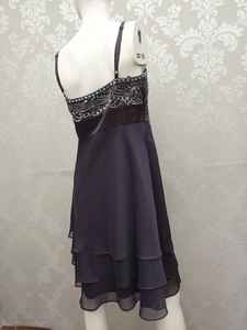 Cou chérie robes de soirée droites élégantes courtes longueur antistatique brodé fêtes perles naturelles scintillantes - Product Image 6