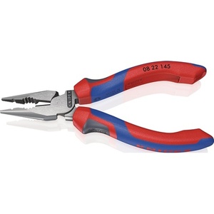 KNIPEX 145 mm <b>Polished</b> <b>Black</b> Atramentized Combination Pliers Multifunctional MulticompONENT Grips - Product Image 1
